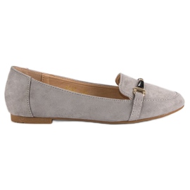 Sergio Todzi Mocassini in camoscio grigio