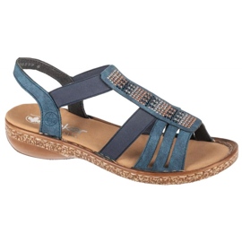 Sandali Rieker 628G7-14 sandali blu