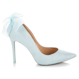 Vices New Collection Tacchi Alti Con Fiocco blu