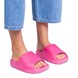 Flip di gomma fucsia da donna rosa