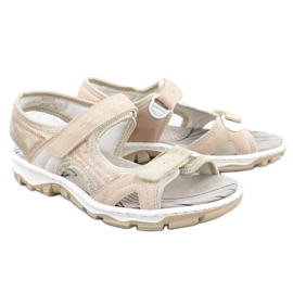 Sandali sportivi femminili con polvere rosa Rieker 68866-31