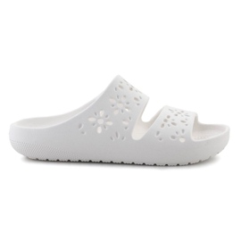 Crocs classico floreale floreale sandalo 210966-0wv infradito bianco