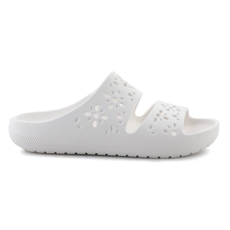 Crocs classico floreale floreale sandalo 210966-0wv infradito bianca