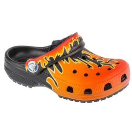 CROCS Classic Flame Clogs Kids T 211214-0C4 Flip-Flops arancia