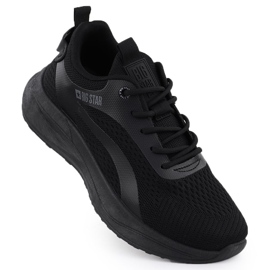 Scarpe sportive maschili sneaker nere big star rr174273 nero