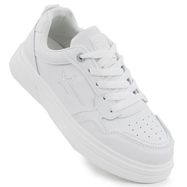 Scarpe sportive maschili sneaker bianche big star rr174571 bianco