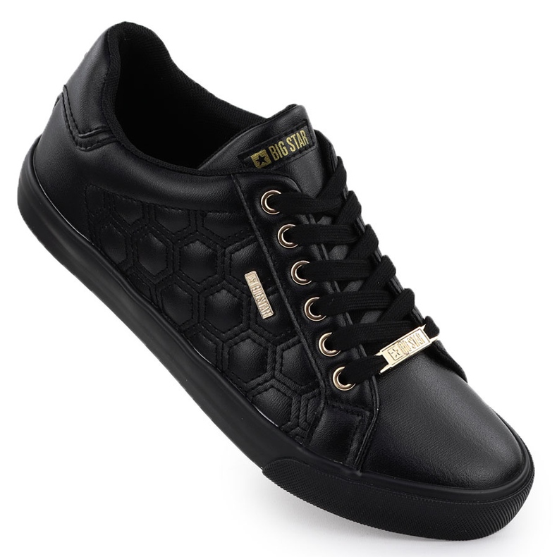 Sneaker da donna Ecoski Black Big Star RR274323 nero