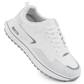Scarpe sportive femminili bianche big star rr274a213 bianco