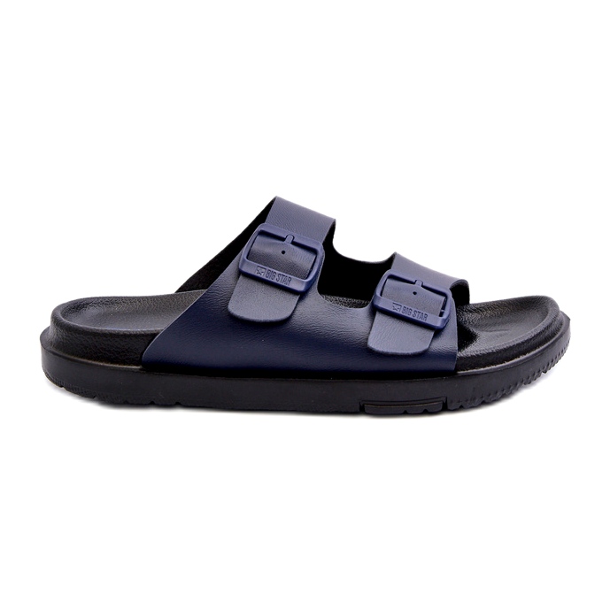Infradito Leggere Da Uomo Con Fibbie Big Star NN174593 Blu Navy