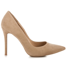 Vices Tacchi in pelle scamosciata marrone