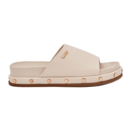 Flip di donne sulla piattaforma con Big Star RR274215 beige