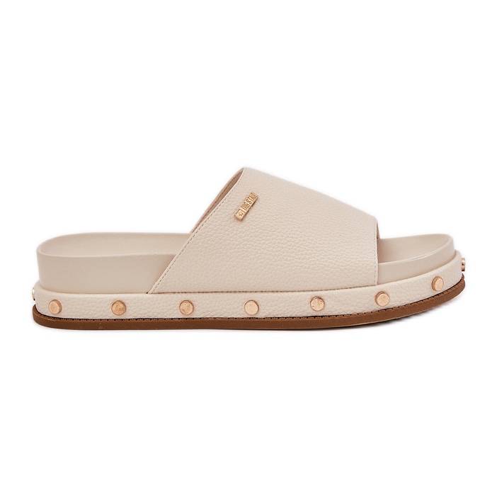 Flip di donne sulla piattaforma con Big Star RR274215 beige
