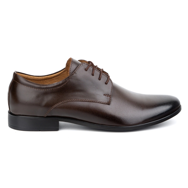 Olivier Scarpe da uomo in pelle formale 271t9lu marrone scuro