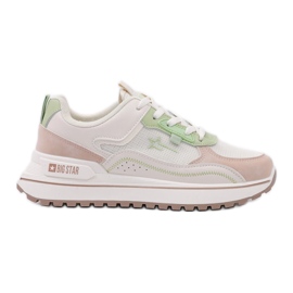 Sneaker Scarpe da donna Big Star NN274A091 beige con verde