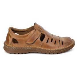 Joker Scarpe da uomo openwork 501j marrone chiaro