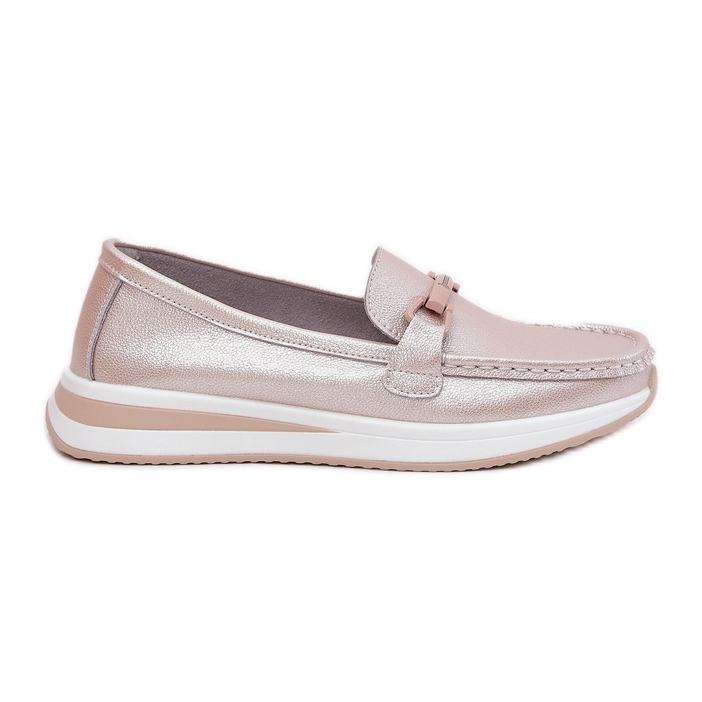 S.Barski Mocassini in pelle da donna S. Barski Gr51-598 Pink perla rosa