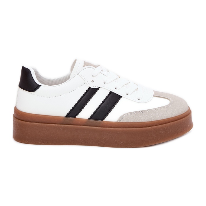 Evento Sneaker femminili sulla piattaforma con Eco Leather White bianca