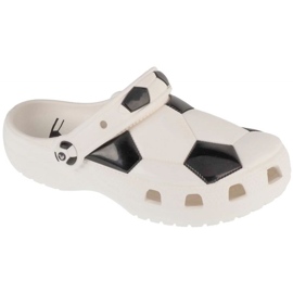 Crocs classico pallone da calcio cocco 210157-103 Flip-flops bianca