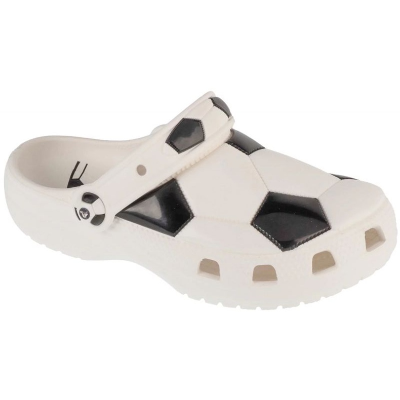 Crocs classico pallone da calcio cocco 210157-103 Flip-flops bianca