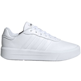 Scarpe Adidas Court Platform GV9000 bianco