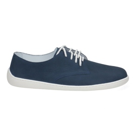 Pollonus in pelle femminile Pollonus a piedi nudi 5-1288-026 blu navy Samuel