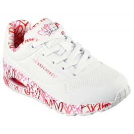 Skechers Schechers Sneakers 155506 Scarpe WRPK bianca