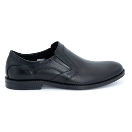 Olivier Eleganti scarpe da uomo in pelle 283LU nere nero