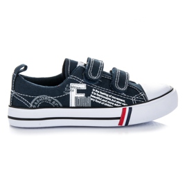 American Club Sneakers blu navy con velcro