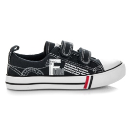American Club Sneakers Nere Con Velcro nero