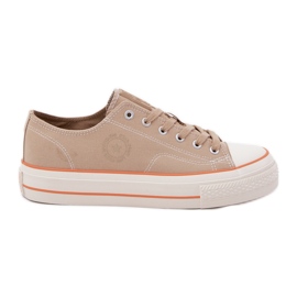 Big Star Sneaker maschili sulla piattaforma beige della grande stella RR174323