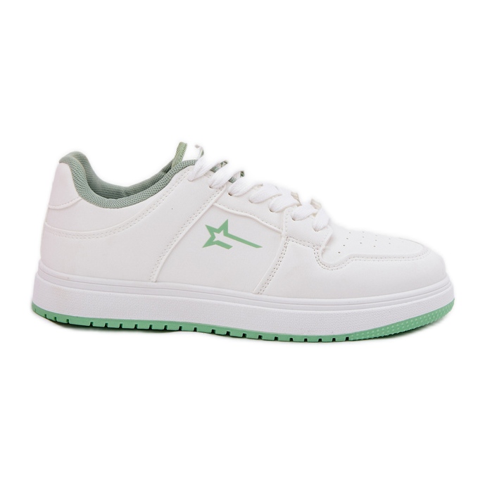 Sneaker da donna Big Star RR274A246 Sistema Hi-Poly White System bianca