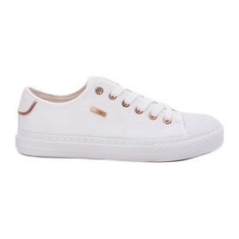 Sneaker materiale da donna Big Star RR274766 White bianco