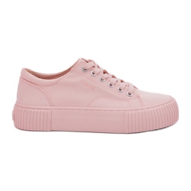 Sneaker materiale da donna Big Star RR274404 Pink rosa