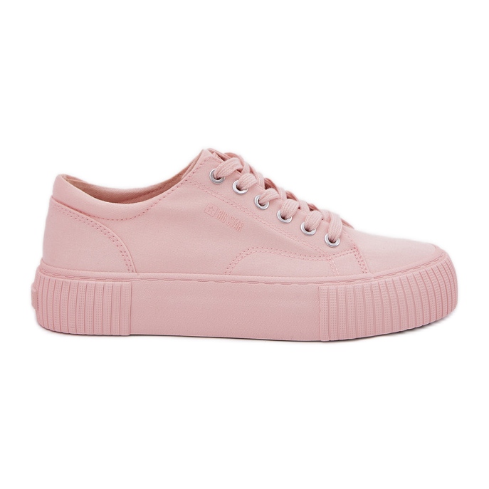Sneaker materiale da donna Big Star RR274404 Pink rosa