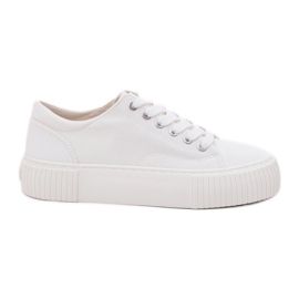 Sneaker materiale da donna Big Star RR274405 White bianco