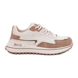 Sneakers femminile Big Star RR274A216 Sistema beige hi-poolish