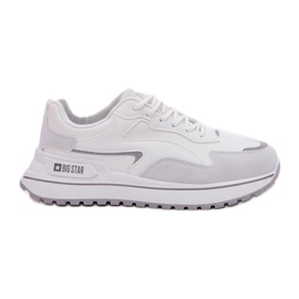 Sneaker da donna Big Star RR274A213 Sistema Hi-Poly White System bianco