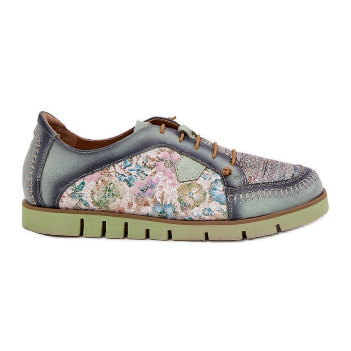 Scarpe in pelle da donna Maciejka 06784-09 verde