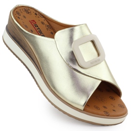 Cedre in pelle Matelic Golden Artiker 56C2146 d'oro