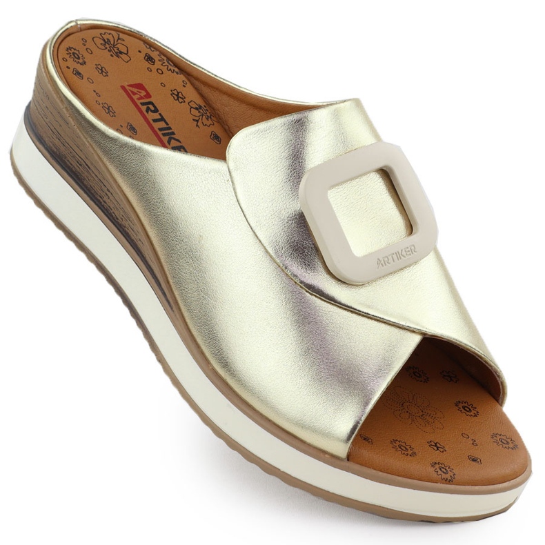 Cedre in pelle Matelic Golden Artiker 56C2146 d'oro