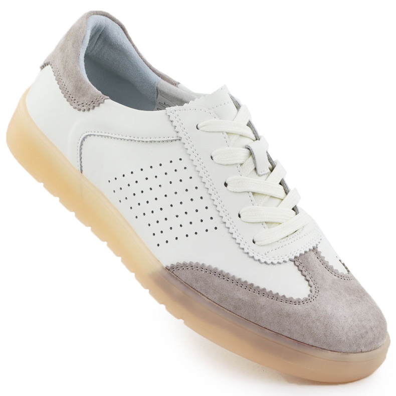 Scarpe in pelle filippo 6745 beige