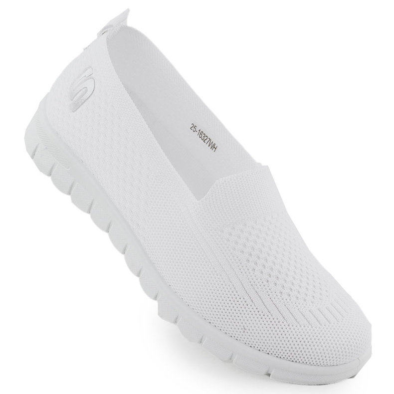 Scarpe sportive da donna Slipd White Potocki 16327 bianca