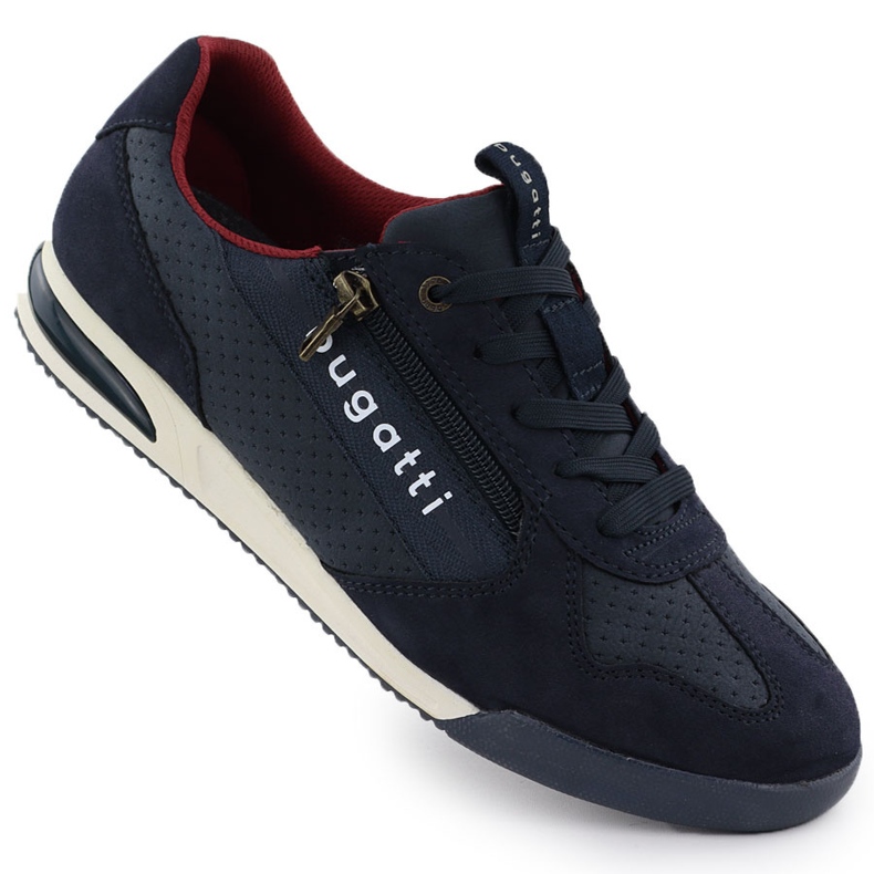 Scarpe sportive maschili Casual Navy Blue Bugatti 321-A3811-5500