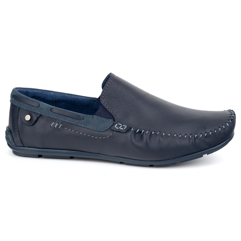 KOMODO Mocassini per cuoio da uomo 920/k/r blu navy