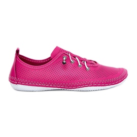 Scarpe da donna realizzate con artiker in pelle naturale 54C0830 rosa