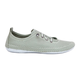 Scarpe da donna realizzate con artiker in pelle naturale 54C0833 Verde chiaro