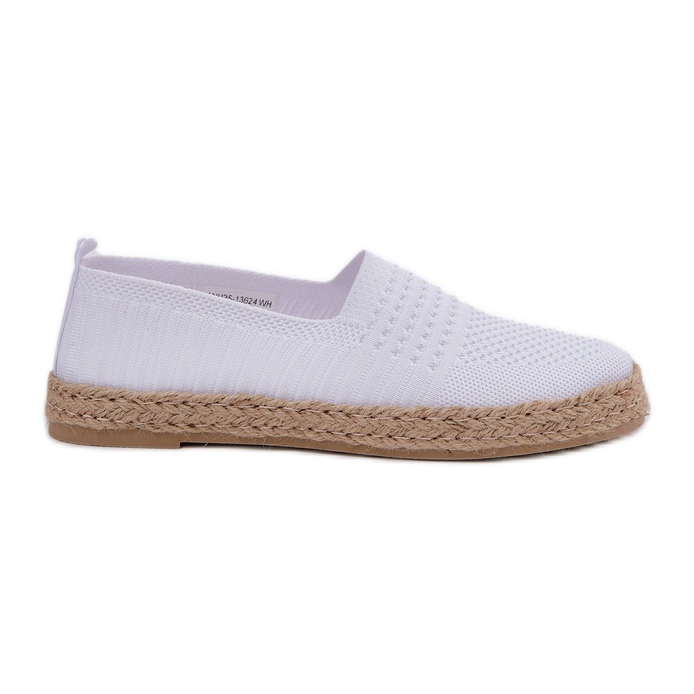 Espadrille da donna con Vinceza Braid 13624 White bianca