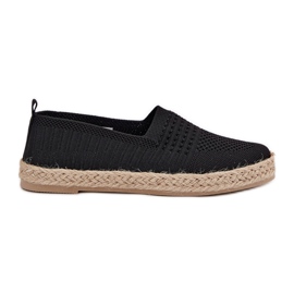Espadrille da donna con Vinceza 13624 Black Braid nero