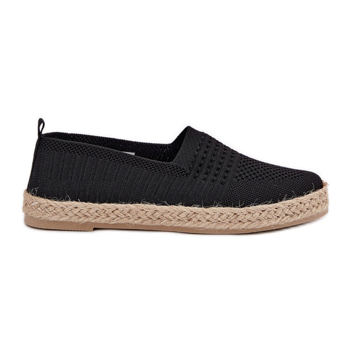 Espadrille da donna con Vinceza 13624 Black Braid nero