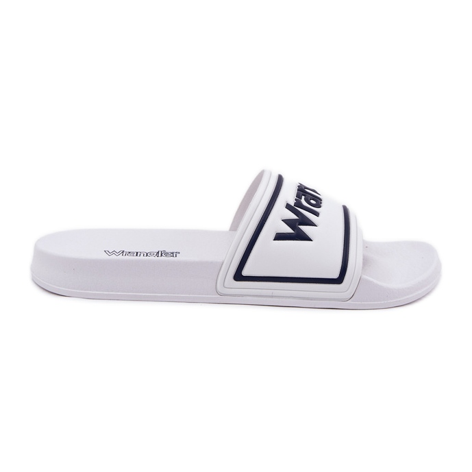 Wrangler Averell Slider Men Low 20251042.1fg White Flip -Flops bianca